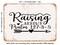 DECORATIVE METAL SIGN - Raising Arrows Psalm27 - Vintage Rusty Look